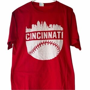 Red Cincinnati Graphic T-Shirt